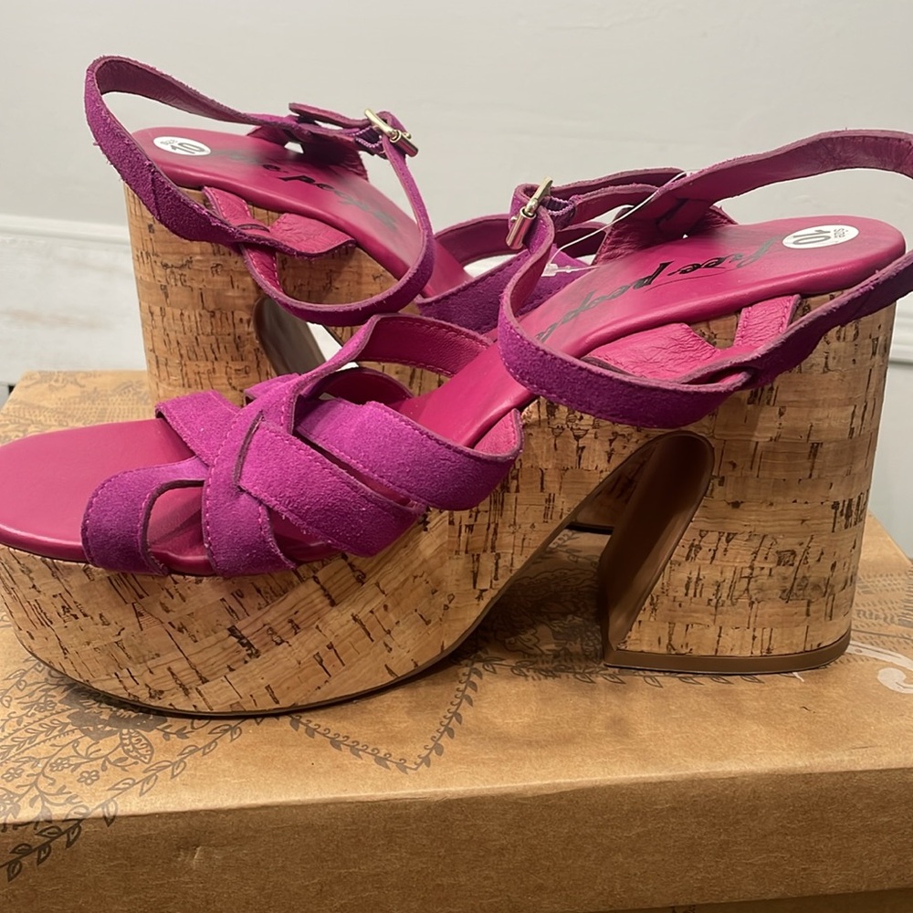 FREE PEOPLE Lisbon Mary Jane Platform  Sandals - Picture 13 of 15